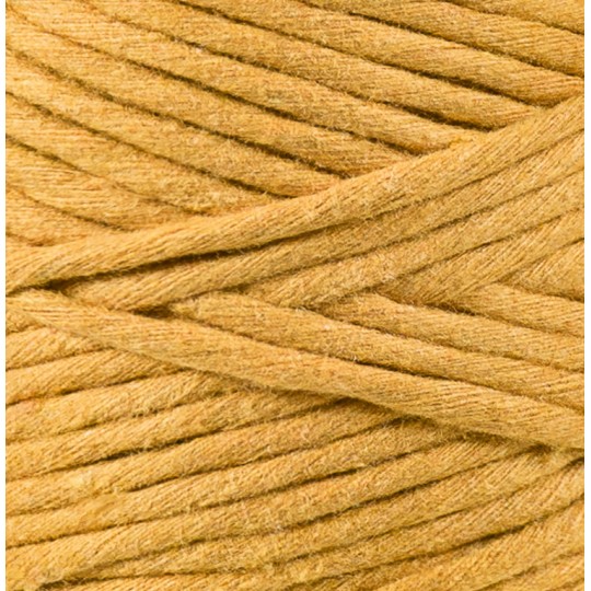 BOBBINY MAKRAMEE CORD 3MM MUSTARD 