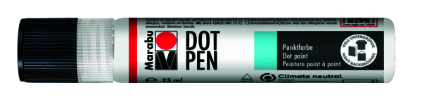 MARABU DOT PEN 25ML, 070 WEISS