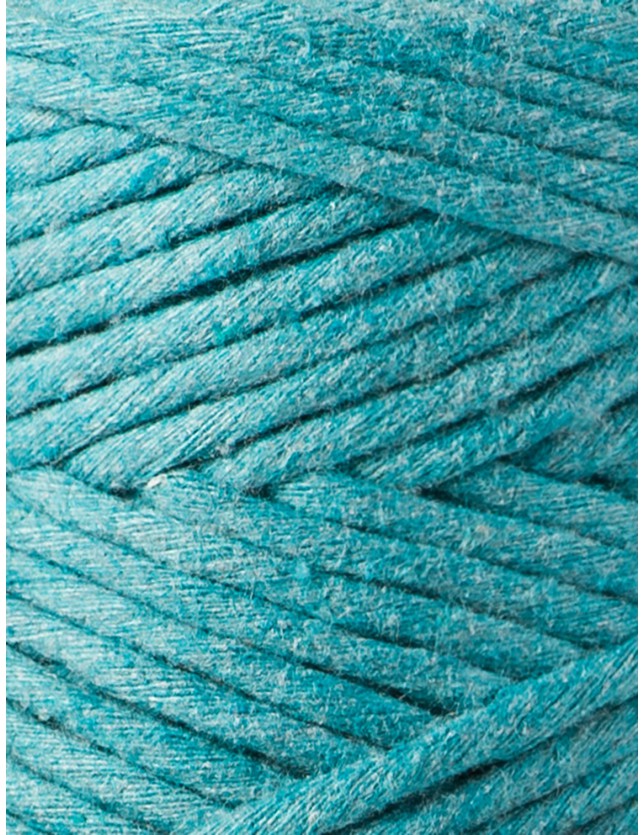 BOBBINY MAKRAMEE CORD 3MM TEAL