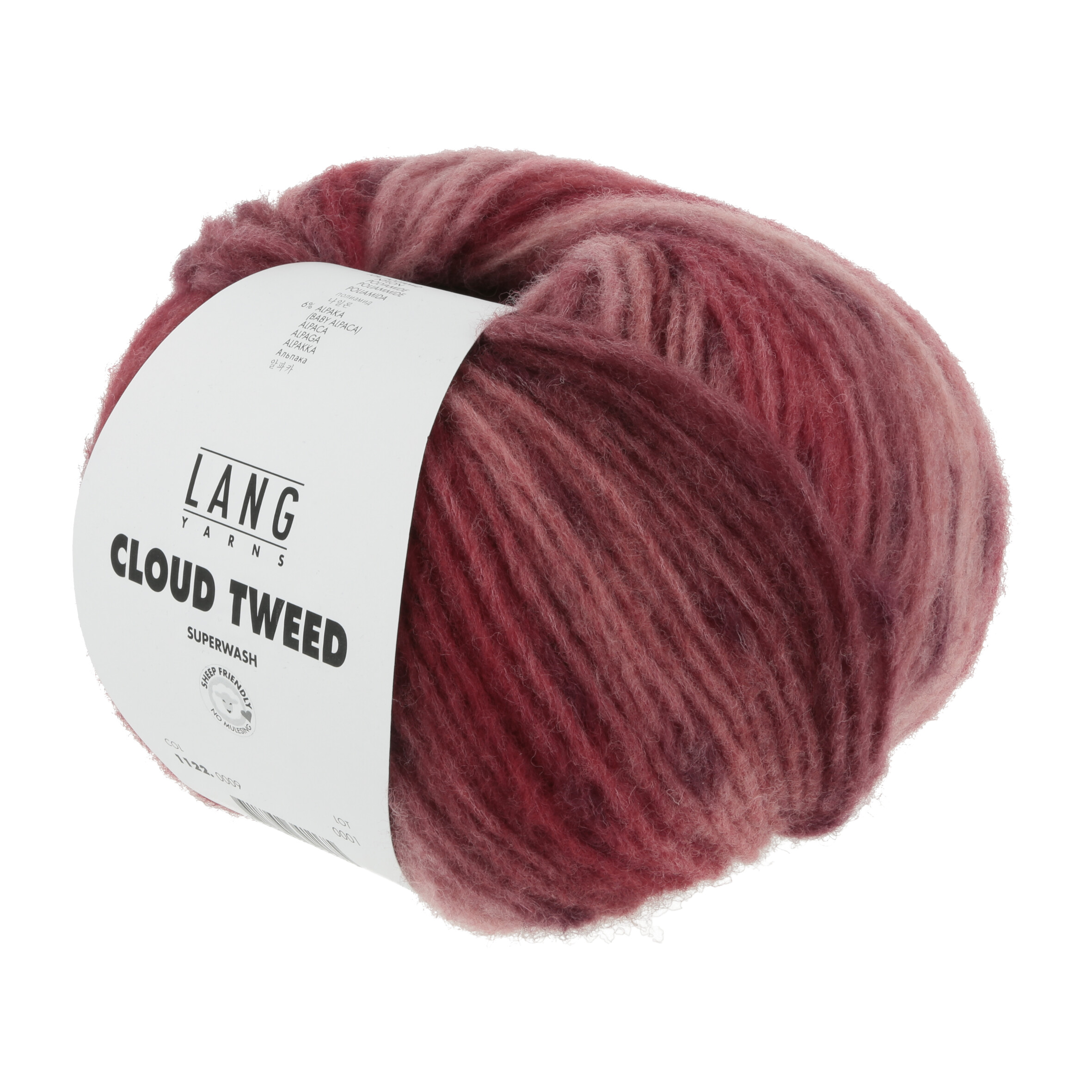 LANG CLOUD TWEED 100GR ROT