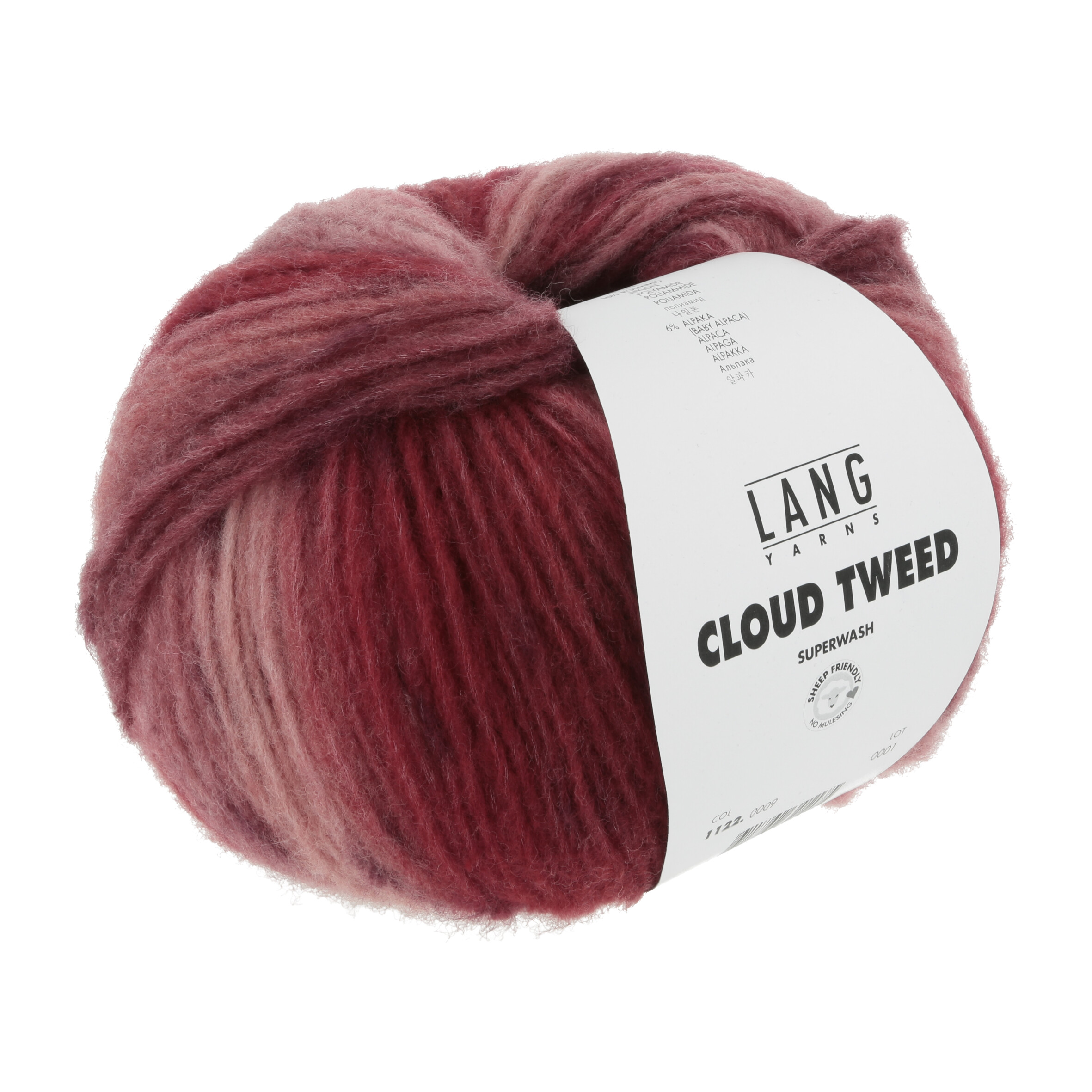 LANG CLOUD TWEED 100GR ROT